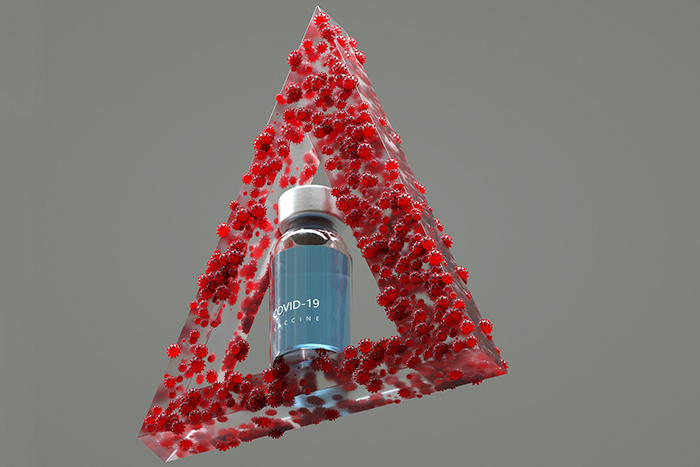 Covid 19 vaccine bottle