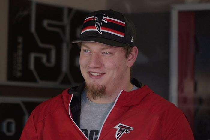 Kaleb McGary Tackles Arrhythmia to Reach His NFL Dream