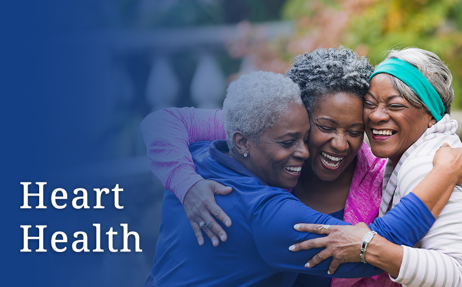 heart health landing page mobile image