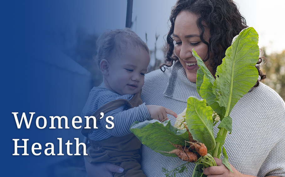 women's health landing page mobile image