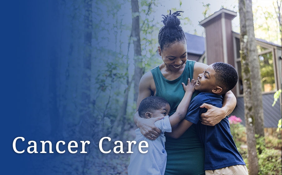 cancer care landing page mobile image