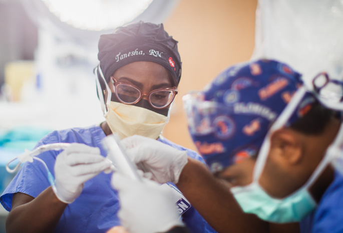 Nurses in OR