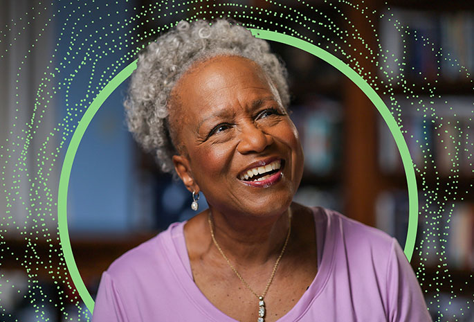 monica pearson smiling