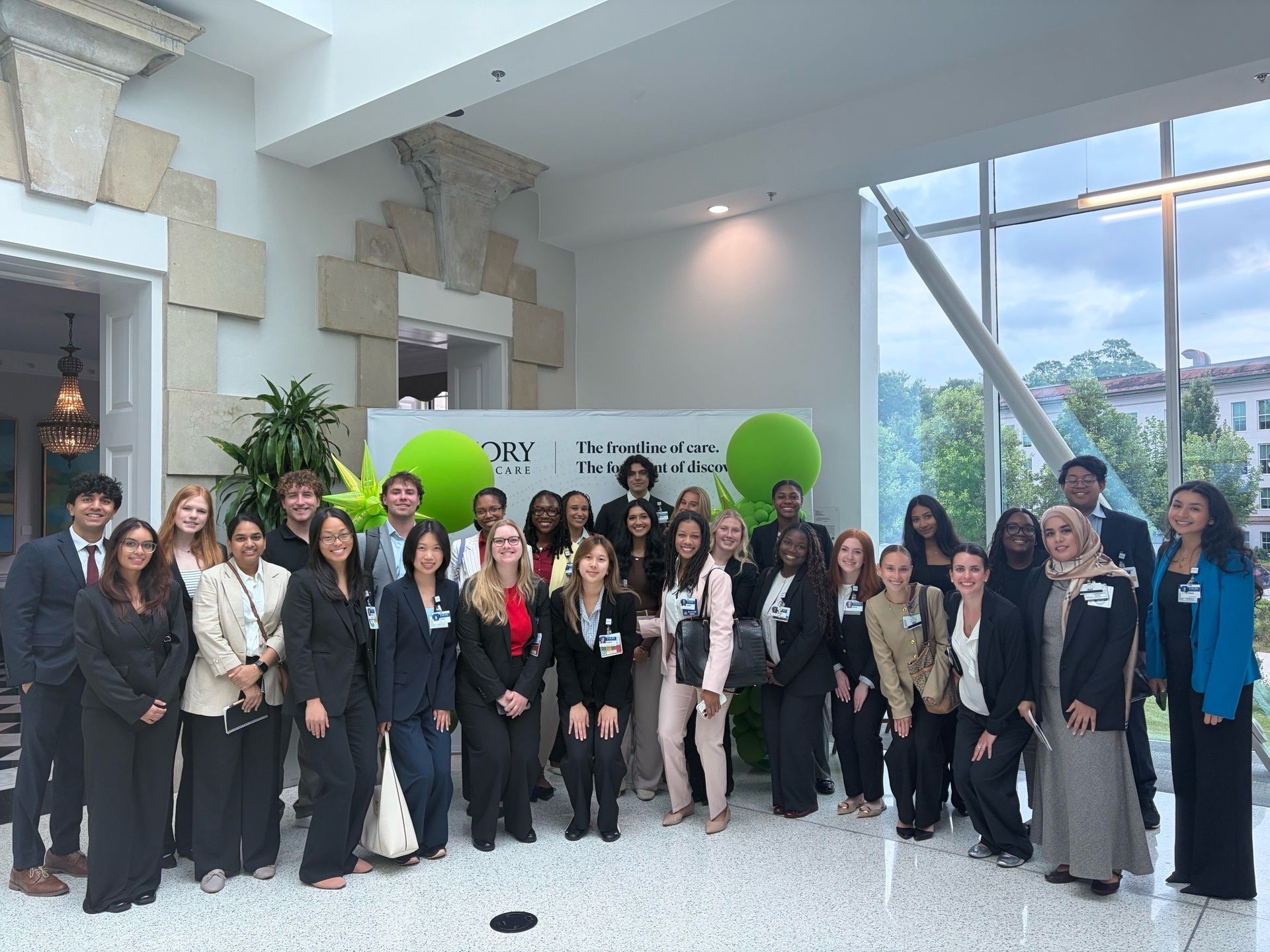 Emory Healthcare Administrative Internship group
