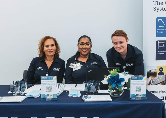 Smiling Emory Healthcare Employees