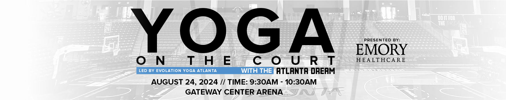 Yoga Fans! Join Us for Yoga on the Court!