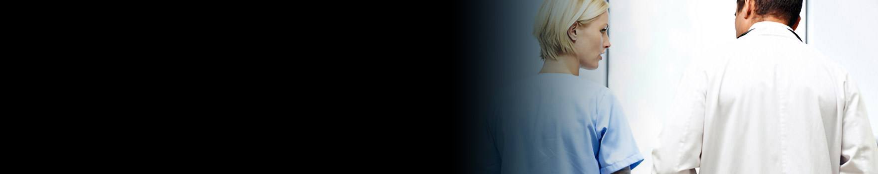 nurse and doctor in conversation