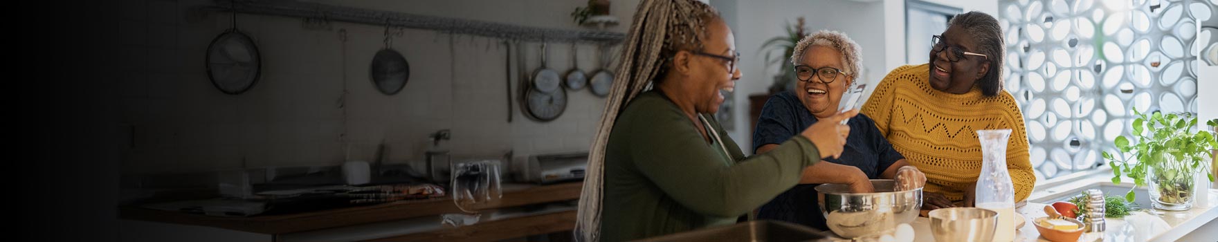 Women cooking in the kitchen