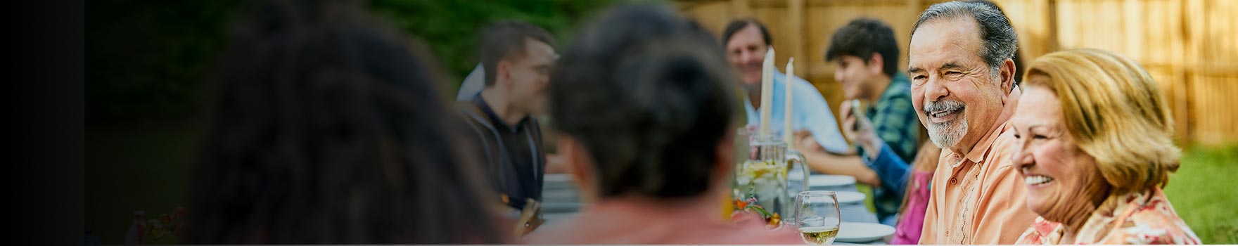 People at a dinner table