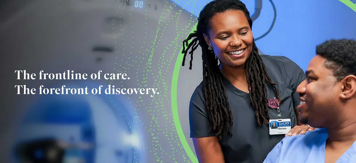 The frontline of care. The forefront of discovery.