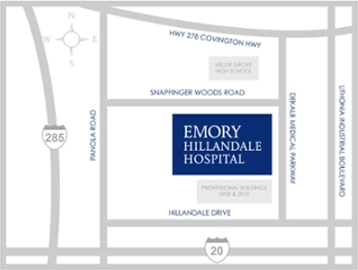 Hillandale Map