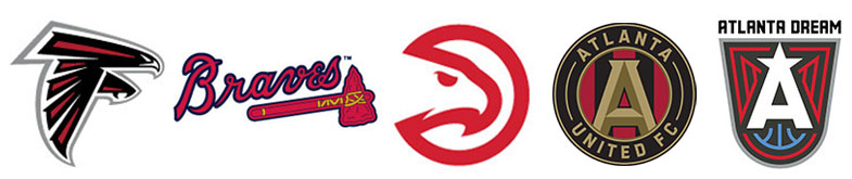 Atlanta Sports Teams logos