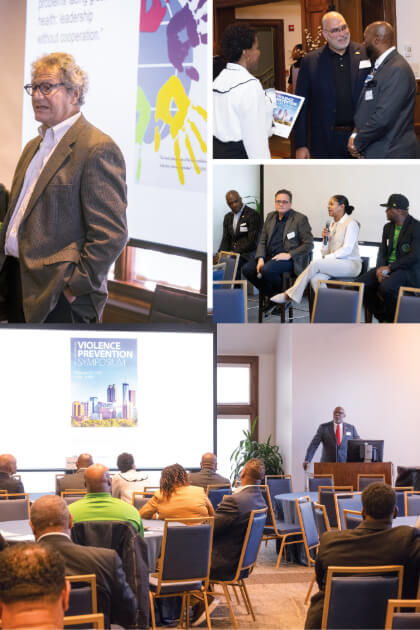 presentations and discussion during the 2025 Violence Prevention Symposium