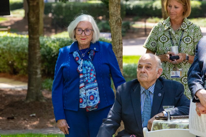 Dedication of COVID-19 sculpture honors Emory Healthcare and university personnel