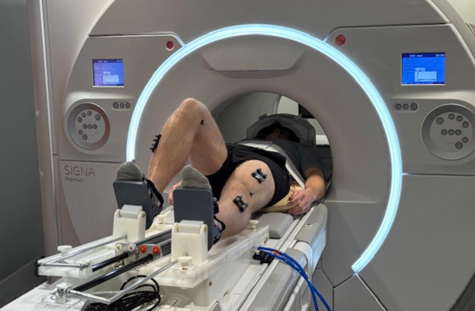 Advanced imaging equipment at the Emory Human Performance Institute integrates neuroscience and biomechanics to study and reduce athlete injury risk.
