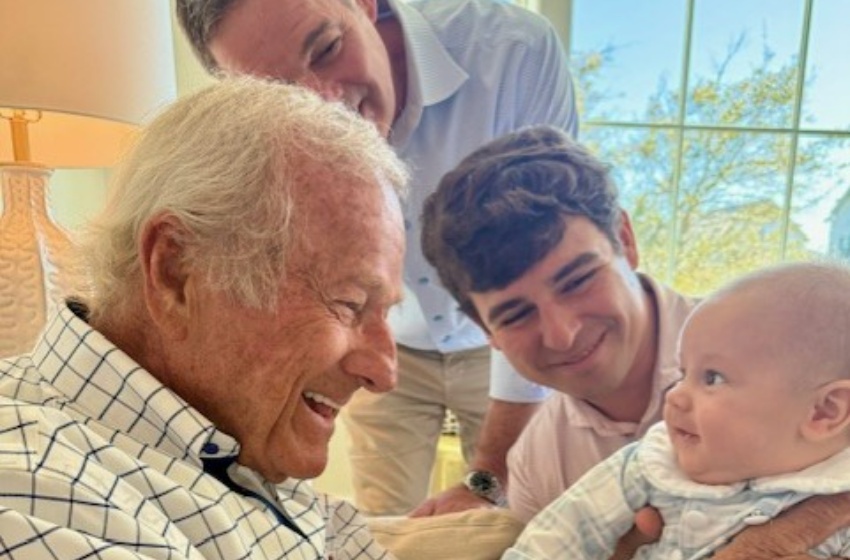 man with child and grandchildren