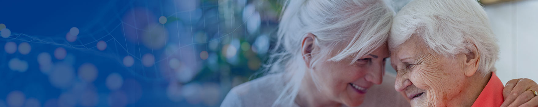 adult daughter with older mother