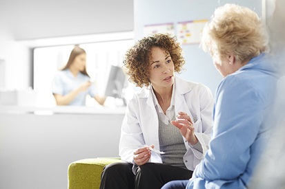 physician and patient