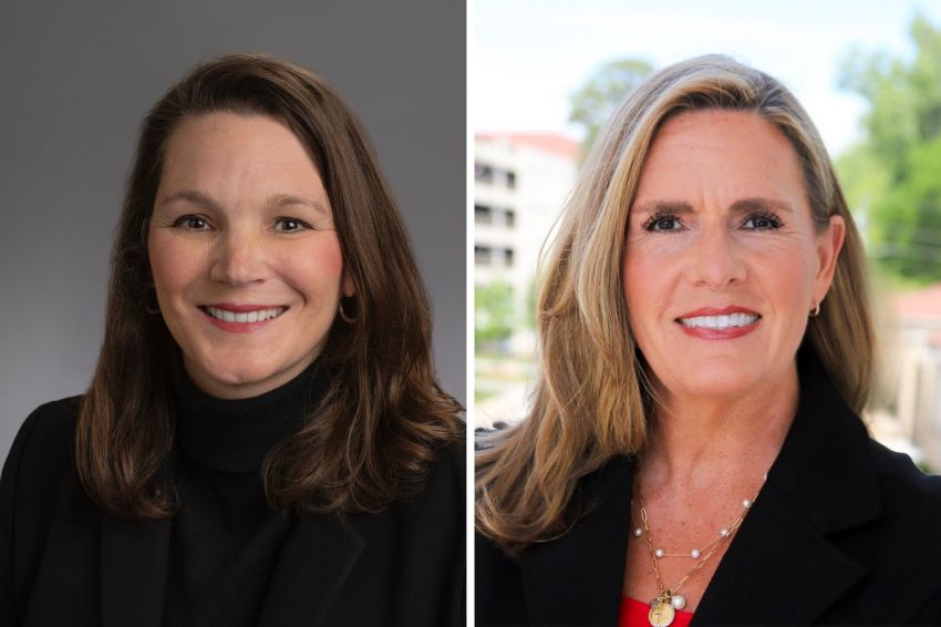 laura fultz dana haggas split headshot